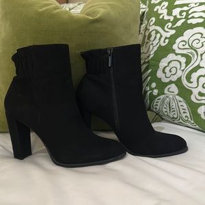 Women's Impo Black Suede Booties